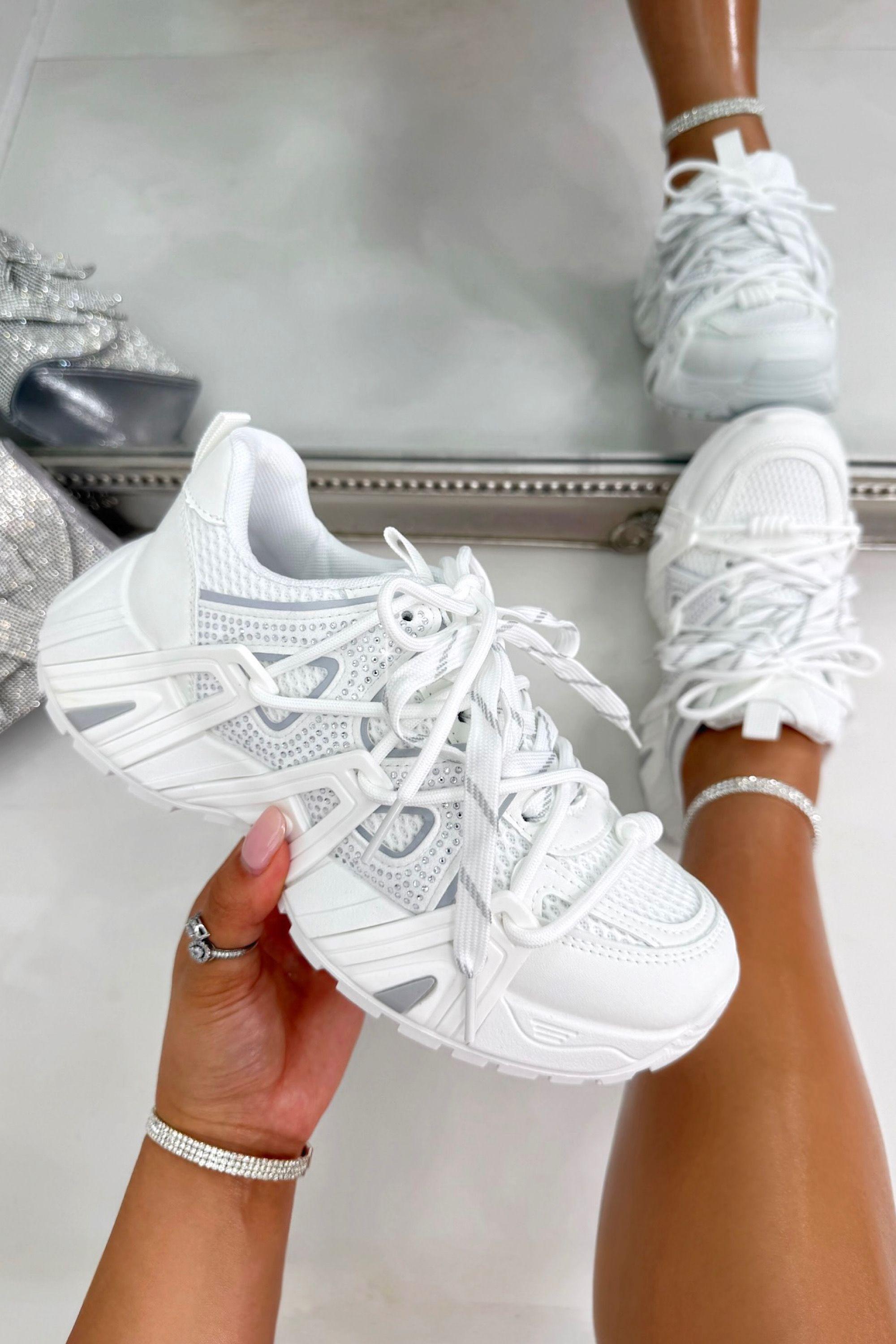 Sparkly Dimension Chunky Trainers by LOVE LEMONADE