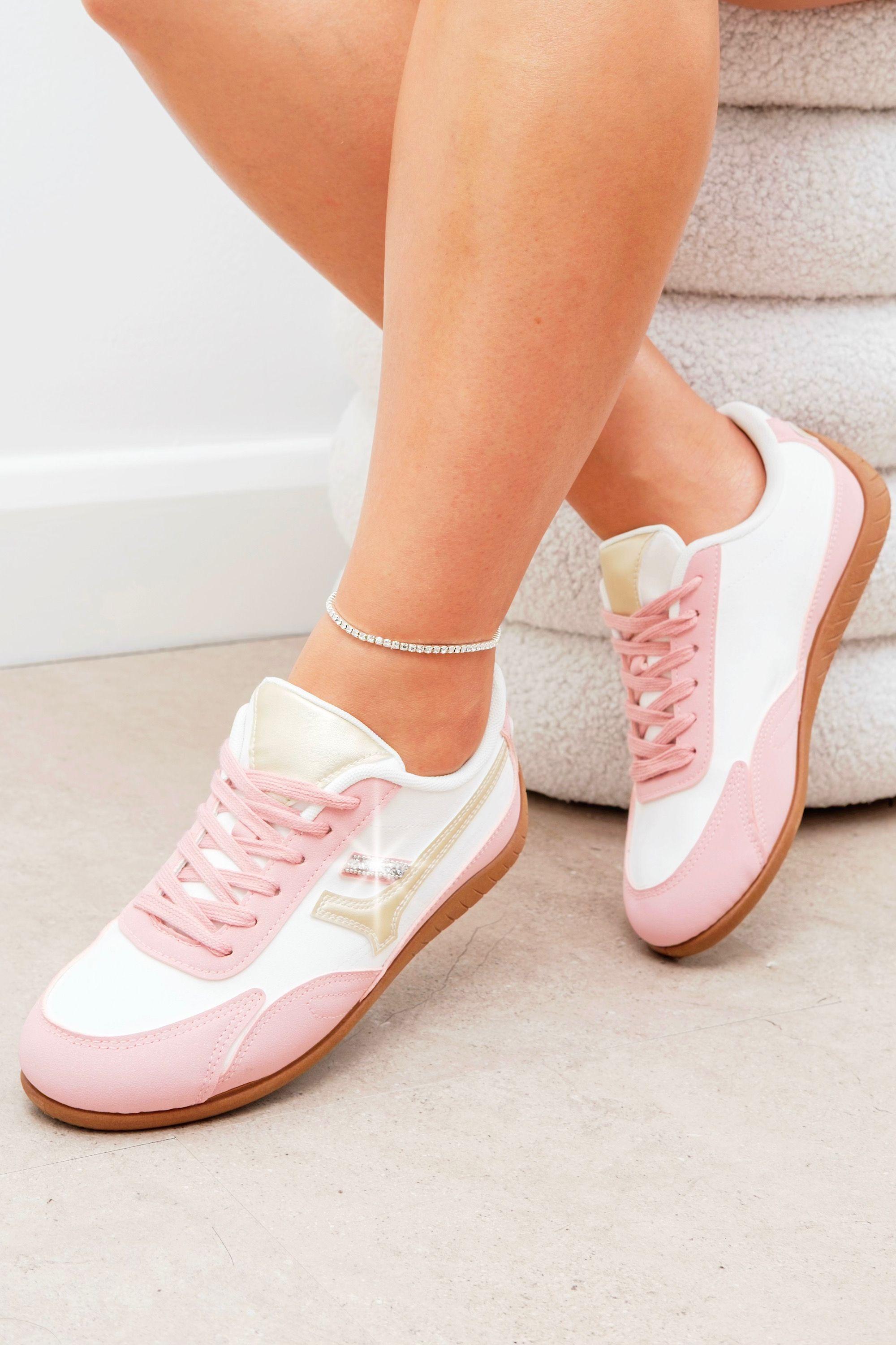 Sparkly Sugar Rush Trainers by LOVE LEMONADE