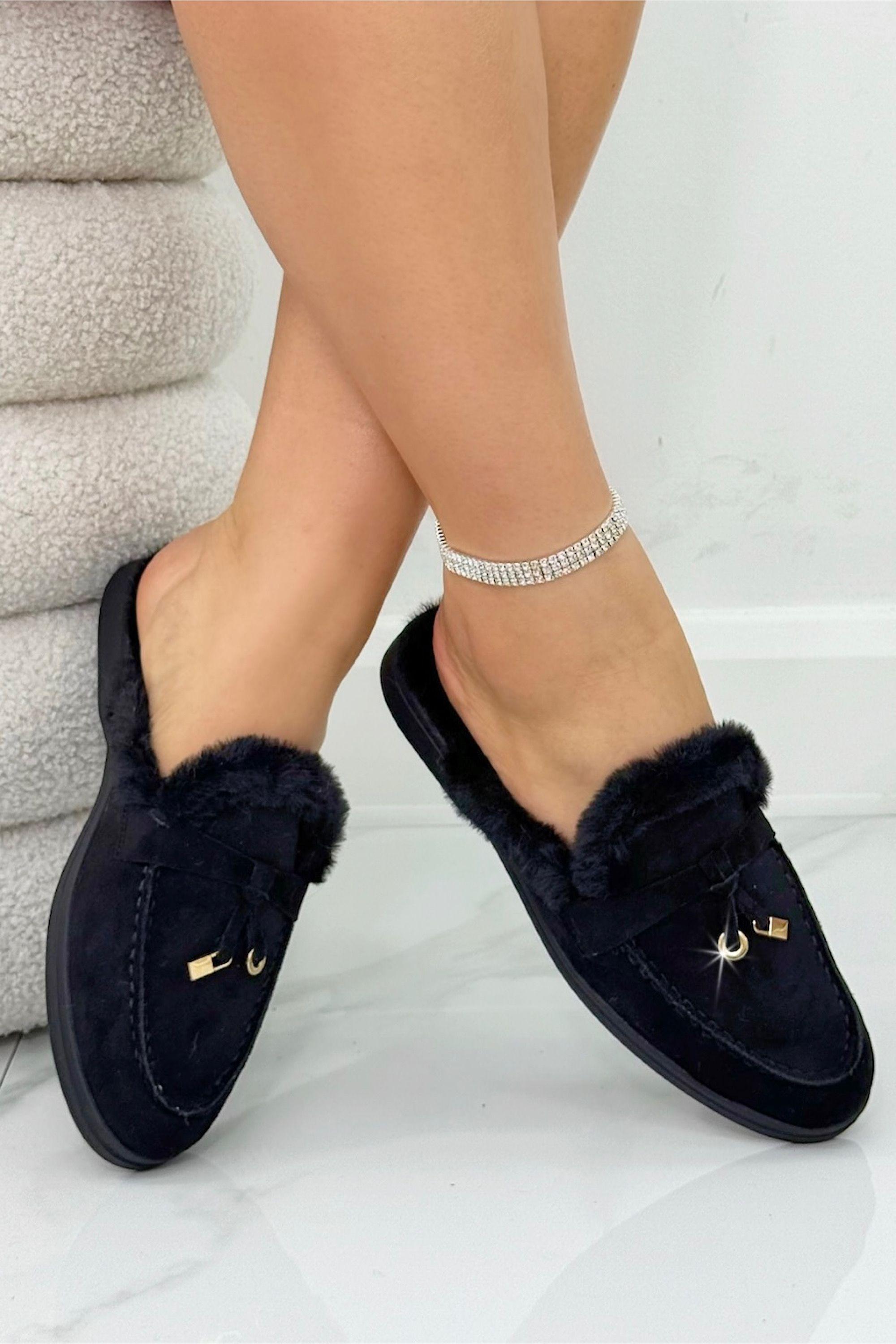 Velvet Crush Slip On Clog Mules by LOVE LEMONADE