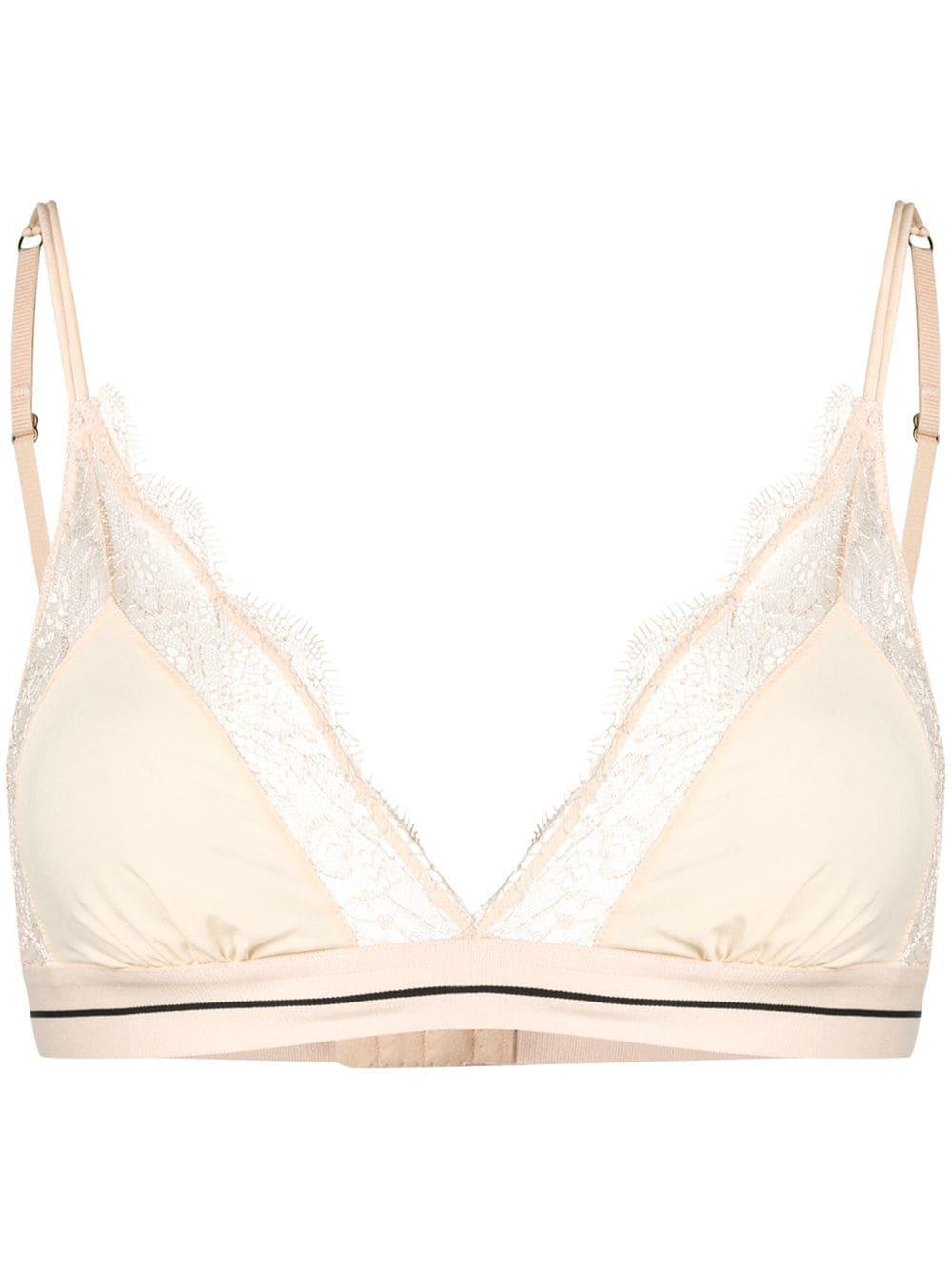 lace-detail bra top by LOVE STORIES