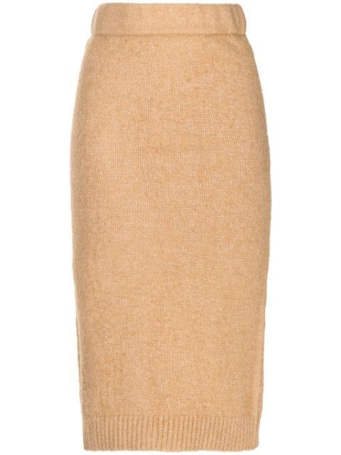 high-waist knitted skirt by LOVEBIRDS