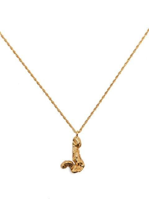 J alphabet-charm necklace by LOVENESS LEE