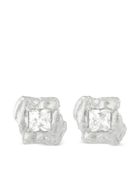 Jaqui sapphire sterling-silver earrings by LOVENESS LEE