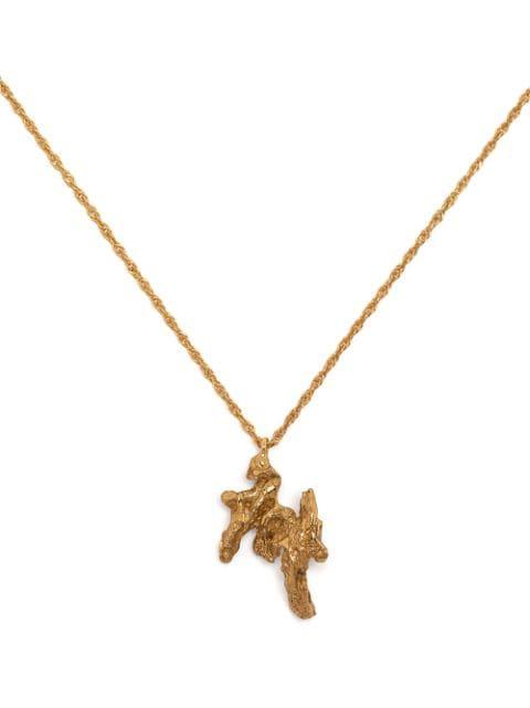 M Alphabet necklace by LOVENESS LEE