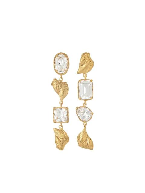 Sami crystal earrings by LOVENESS LEE