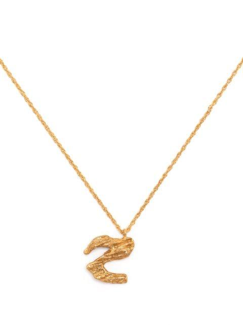 Z alphabet pendant necklace by LOVENESS LEE