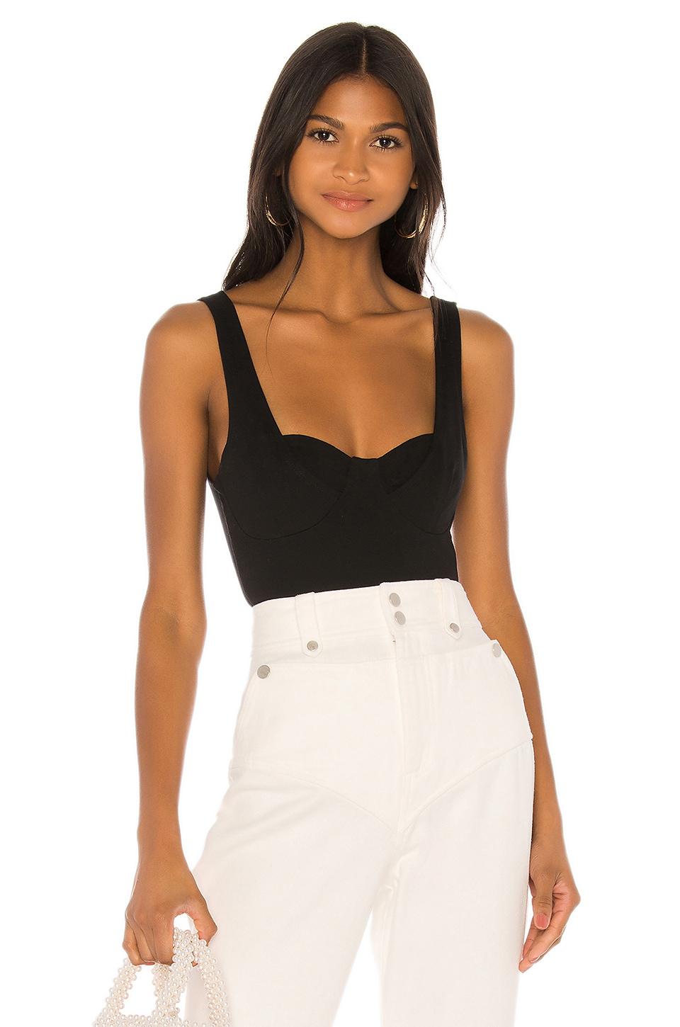 Lovers and Friends Aiden Bodysuit in Black by LOVERS&FRIENDS
