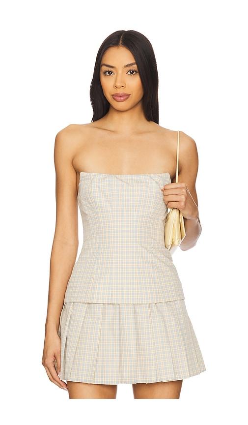 Lovers and Friends Alaina Top in Lemon by LOVERS&FRIENDS