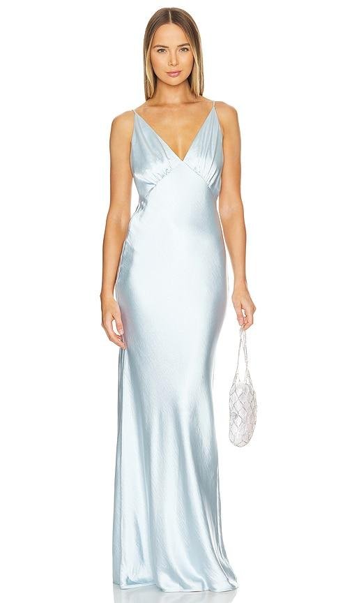 Lovers and Friends Alani Gown in Baby Blue by LOVERS&FRIENDS