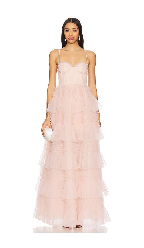 Lovers and Friends Alba Gown in Blush by LOVERS&FRIENDS Lovers and Friends Alba Gown in Blush by LOVERS&FRIENDS