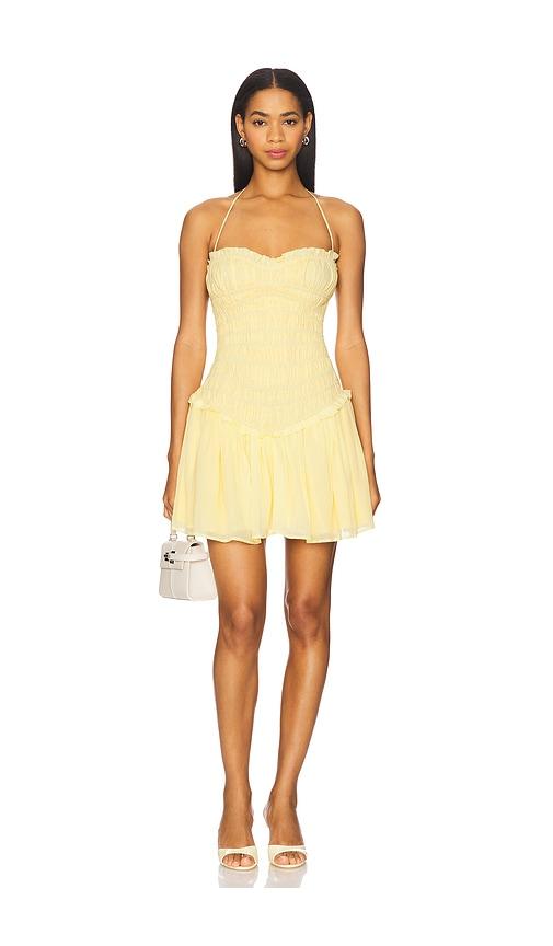 Lovers and Friends Alessia Mini Dress in Yellow by LOVERS&FRIENDS