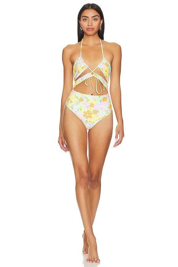 Lovers and Friends Aliah One Piece in Baby Blue by LOVERS&FRIENDS