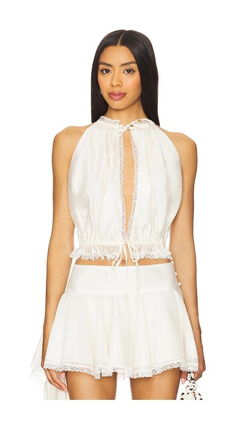 Lovers and Friends Annecy Top in Ivory by LOVERS&FRIENDS