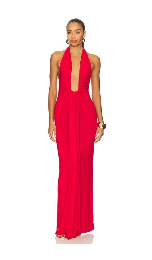 Lovers and Friends Antoinette Gown in Red by LOVERS&FRIENDS
