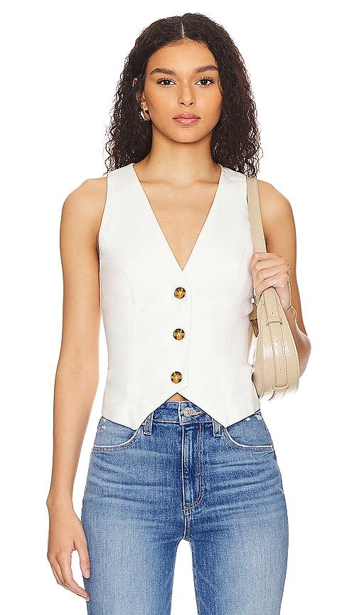 Lovers and Friends Asa Vest in Ivory by LOVERS&FRIENDS