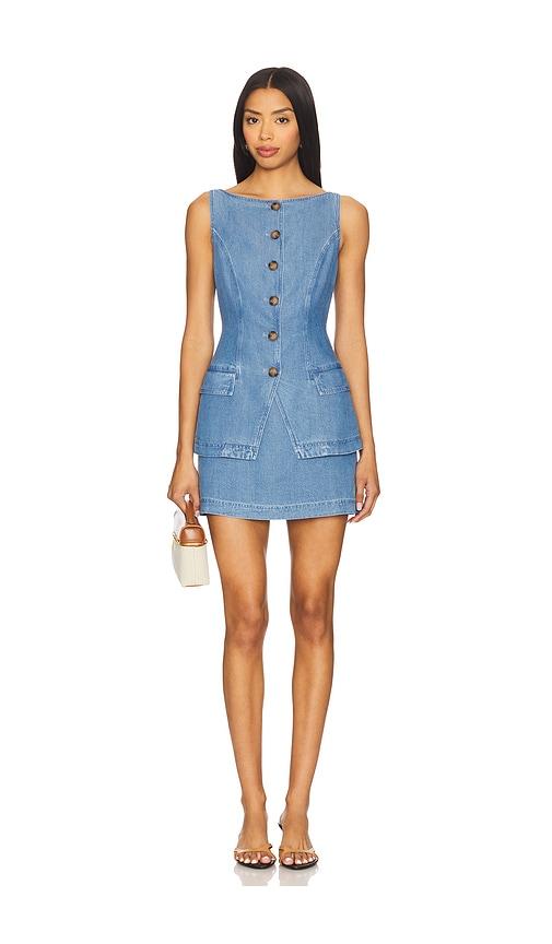 Lovers and Friends Belle Mini Dress in Blue by LOVERS&FRIENDS