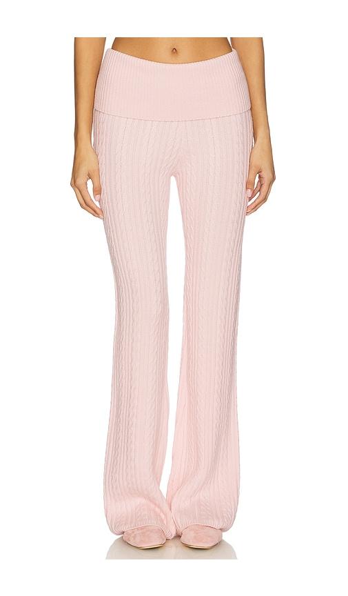 Lovers and Friends Bessie Knit Pant in Pink by LOVERS&FRIENDS