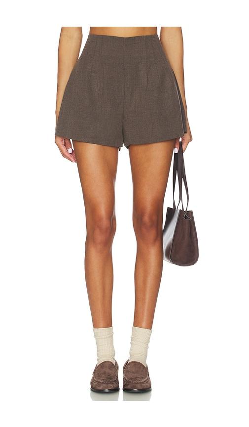 Lovers and Friends Bexton Short in Brown by LOVERS&FRIENDS