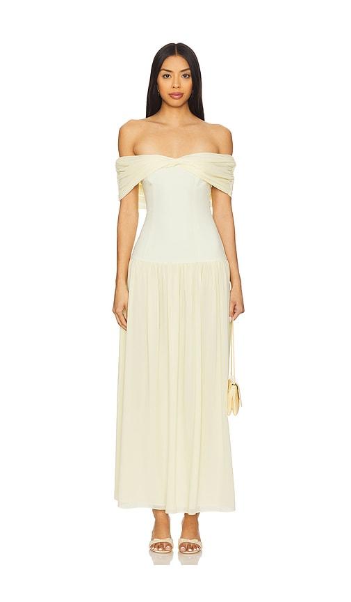 Lovers and Friends Blake Maxi Dress in Lemon by LOVERS&FRIENDS