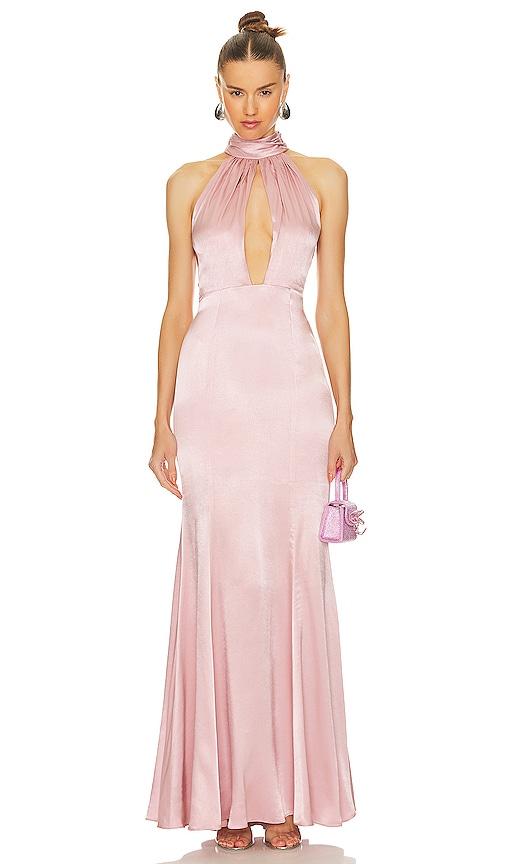 Lovers and Friends Bridgette Gown in Pink by LOVERS&FRIENDS
