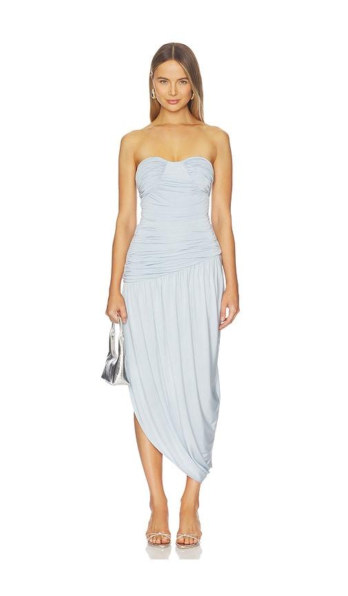 Lovers and Friends Camelia Midi Dress in Baby Blue by LOVERS&FRIENDS