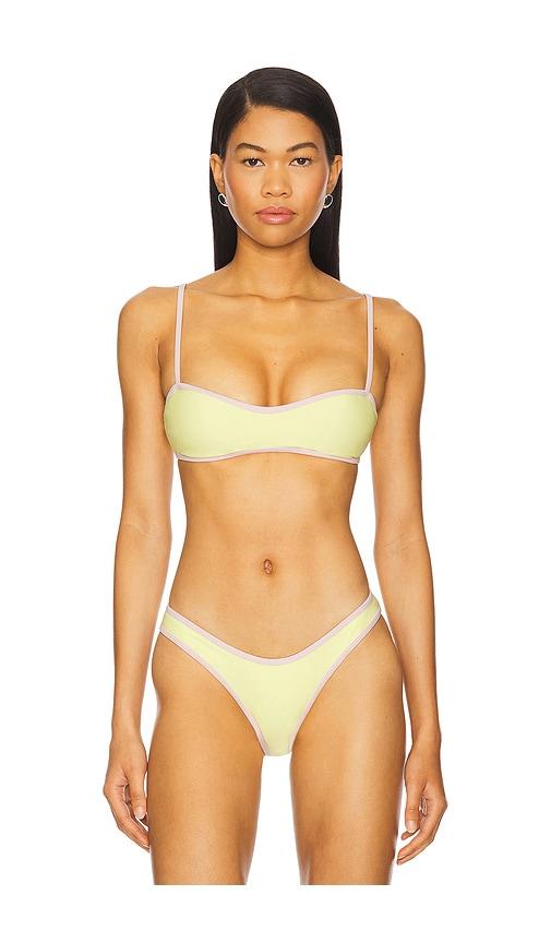 Lovers and Friends Carmy Top in Lemon by LOVERS&FRIENDS