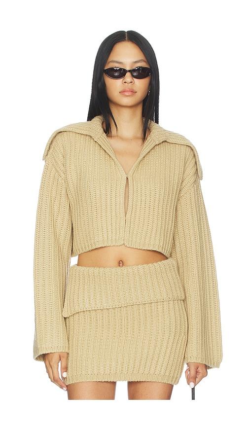 Lovers and Friends Carolina Cardigan in Tan by LOVERS&FRIENDS