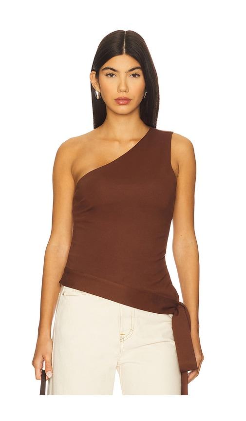 Lovers and Friends Cecilia Top in Brown by LOVERS&FRIENDS
