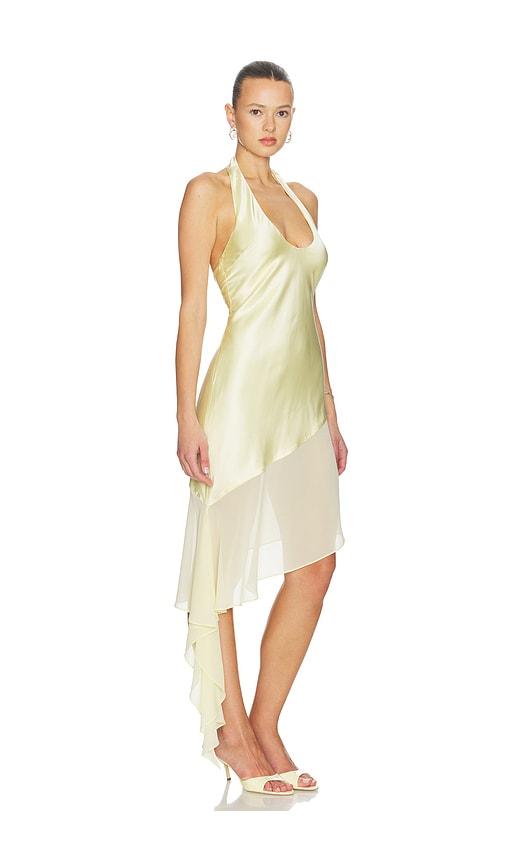 Lovers and Friends Celie Midi Dress in Lemon by LOVERS&FRIENDS