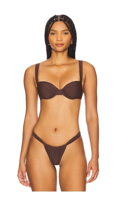 Lovers and Friends Chasing Sunsets Top in Chocolate by LOVERS&FRIENDS