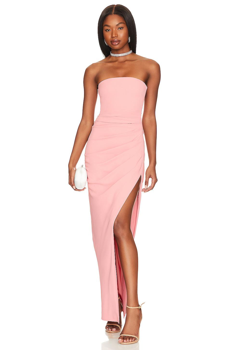 Lovers and Friends Chrisley Gown in Pink by LOVERS&FRIENDS
