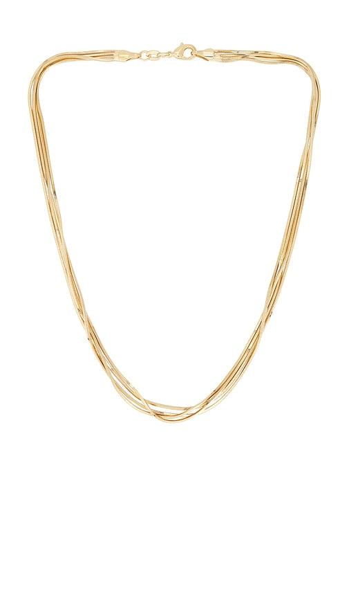 Lovers and Friends Colette Necklace in Metallic Gold by LOVERS&FRIENDS