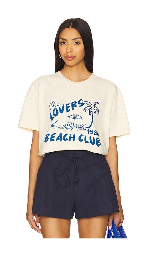 Lovers and Friends Cover Up Tee in Cream by LOVERS&FRIENDS