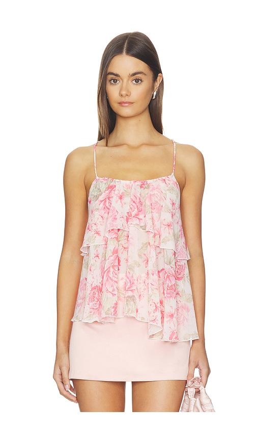 Lovers and Friends Cristina Top in Pink by LOVERS&FRIENDS