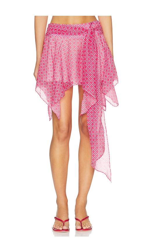 Lovers and Friends Daisy Mini Skirt in Red by LOVERS&FRIENDS
