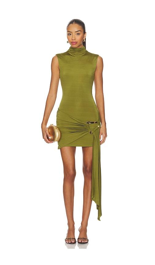 Lovers and Friends Darcy Mini Dress in Olive by LOVERS&FRIENDS