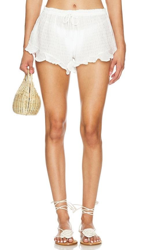 Lovers and Friends Daydreamer Short in White by LOVERS&FRIENDS