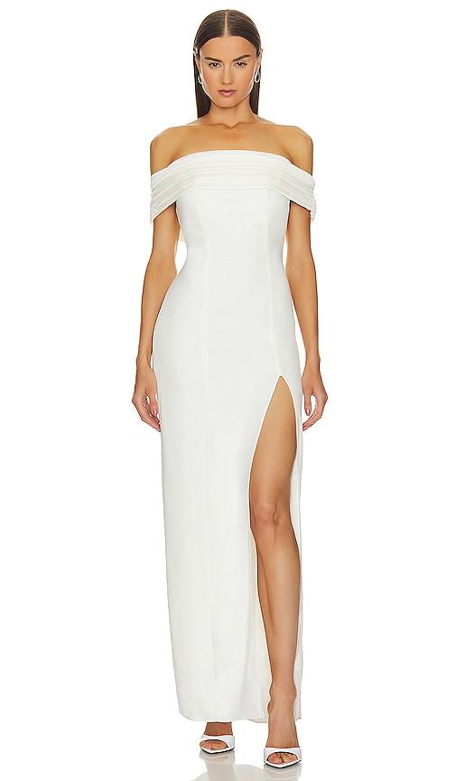 Lovers and Friends Dia Gown in White by LOVERS&FRIENDS