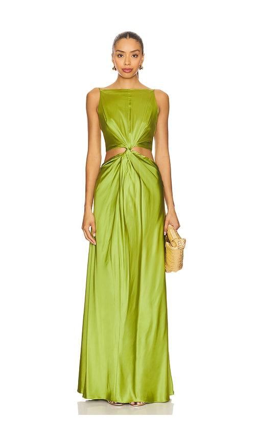 Lovers and Friends Diamanto Gown in Green by LOVERS&FRIENDS