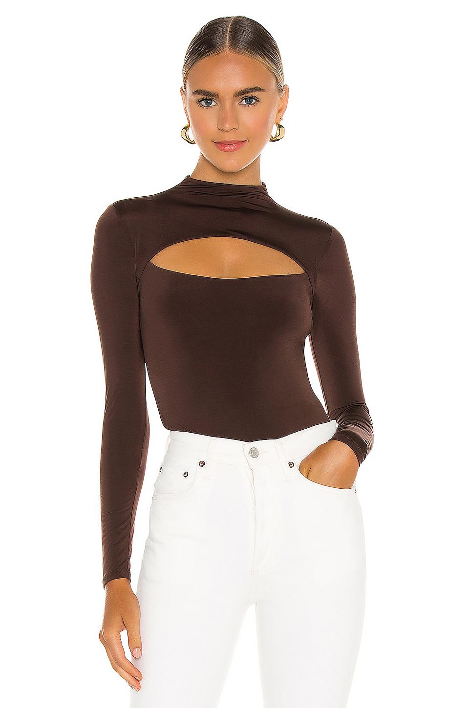 Lovers and Friends Electra Bodysuit in Brown by LOVERS&FRIENDS