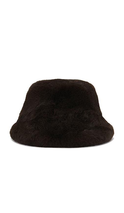 Lovers and Friends Elias Faux Fur Bucket Hat in Brown by LOVERS&FRIENDS