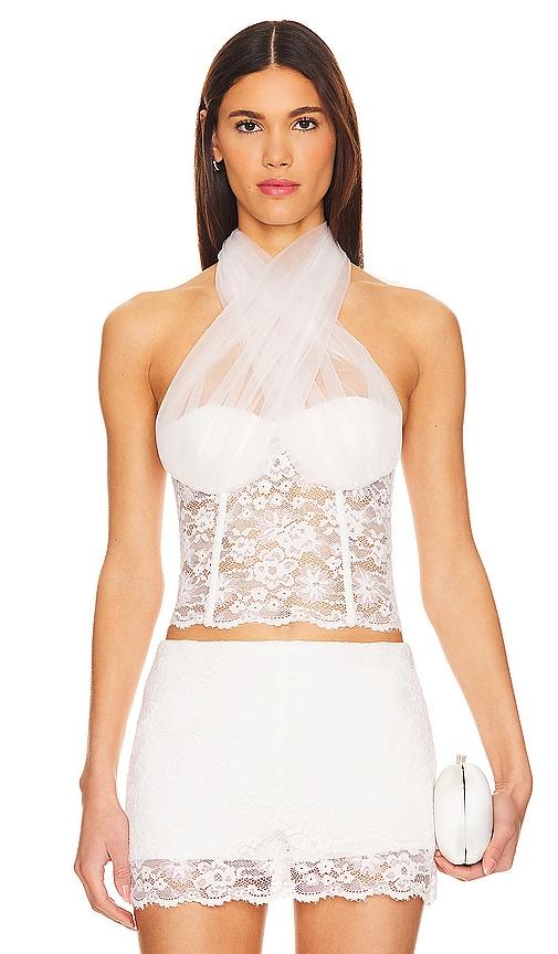 Lovers and Friends Elliot Top in White by LOVERS&FRIENDS