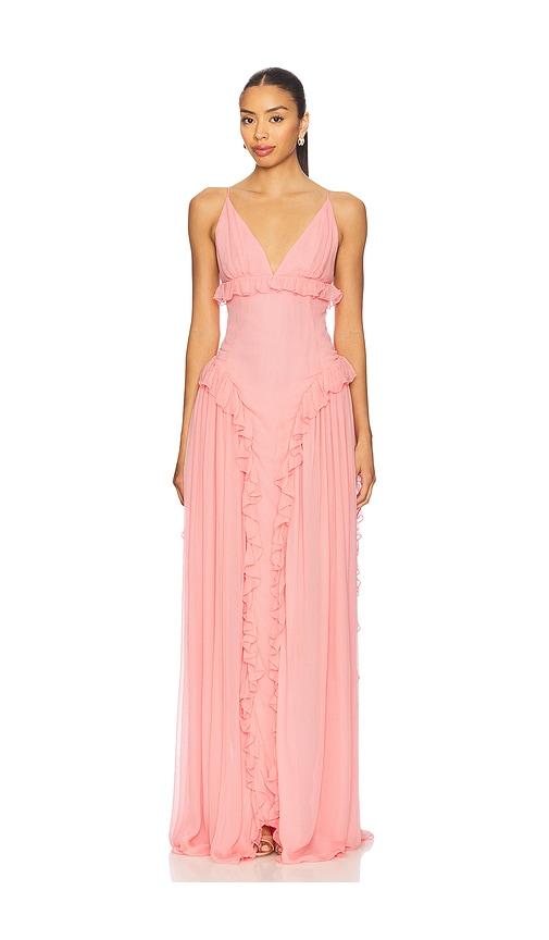 Lovers and Friends Evelyn Gown in Pink by LOVERS&FRIENDS