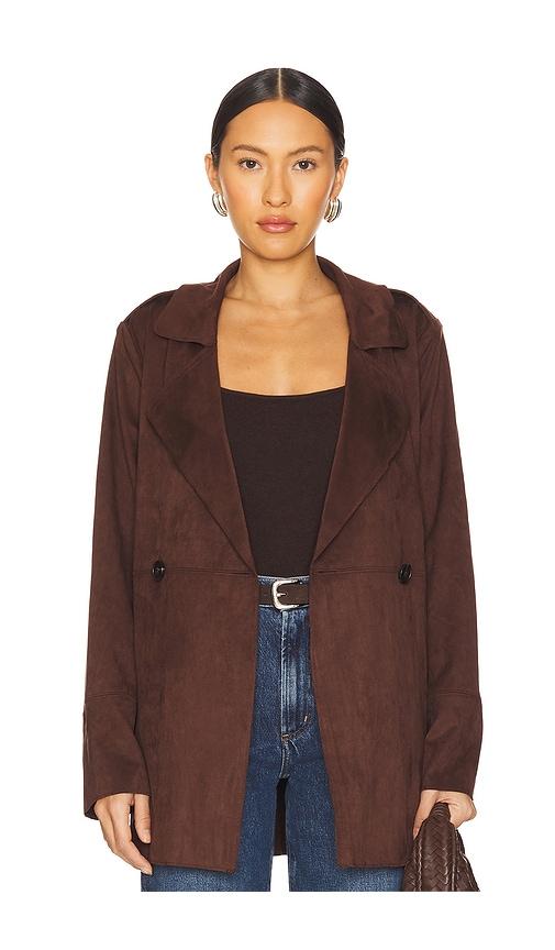 Lovers and Friends Faux Suede Lana Jacket in Brown by LOVERS&FRIENDS