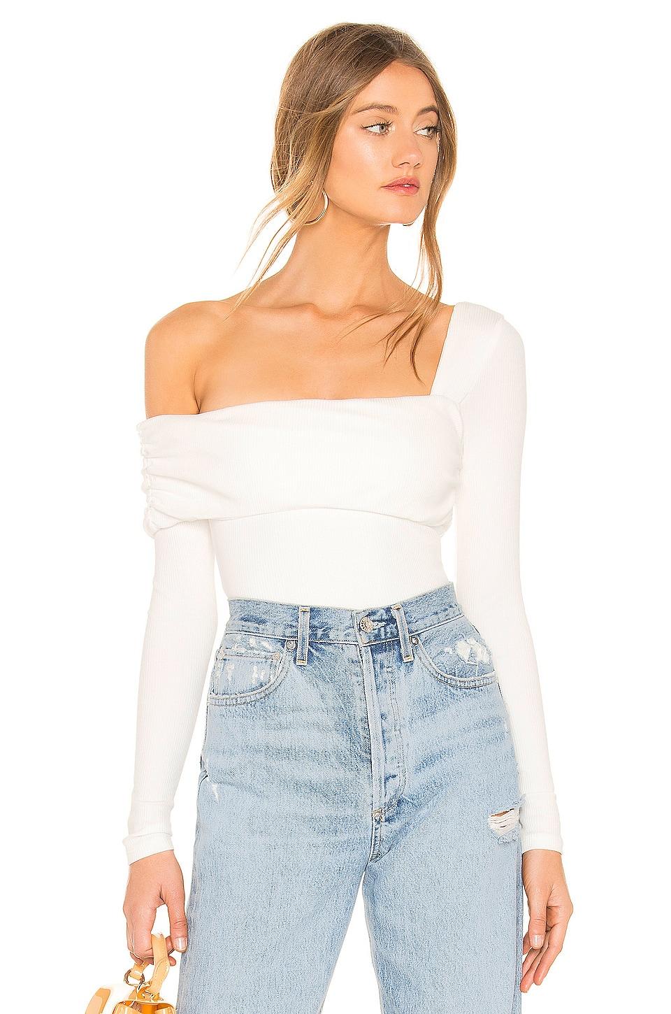 Lovers and Friends Florence Bodysuit in White by LOVERS&FRIENDS