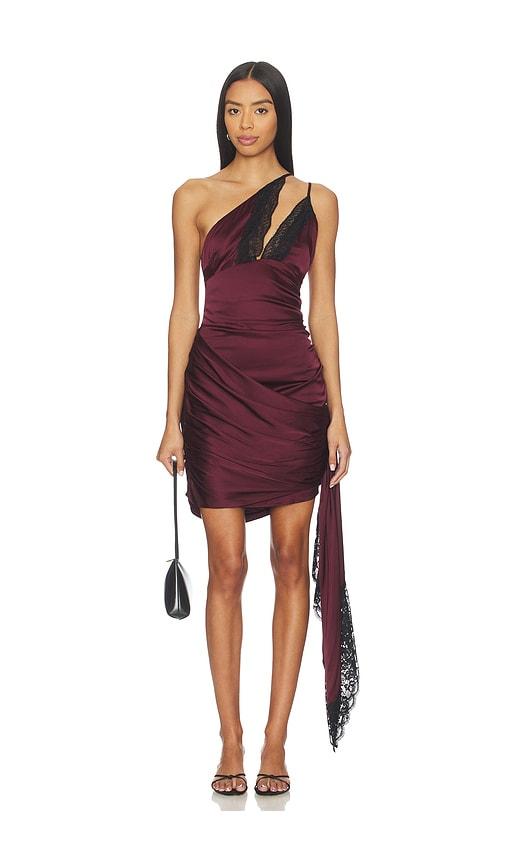 Lovers and Friends Frida Midi Dress in Burgundy by LOVERS&FRIENDS