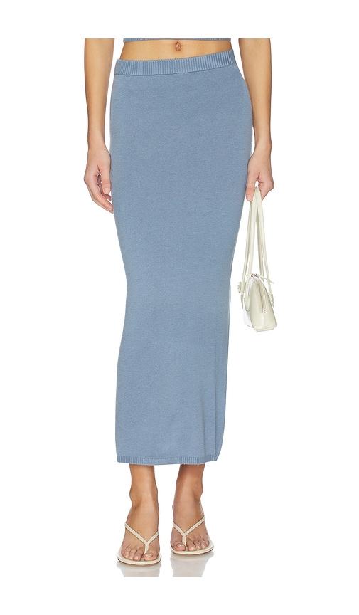 Lovers and Friends Genie Pull On Maxi Skirt in Blue by LOVERS&FRIENDS