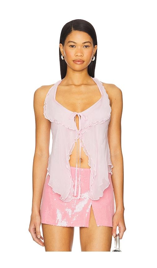 Lovers and Friends Gisors Top in Blush by LOVERS&FRIENDS