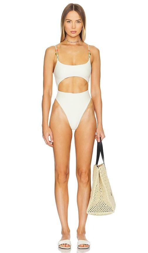 Lovers and Friends Good Time One Piece in Ivory by LOVERS&FRIENDS