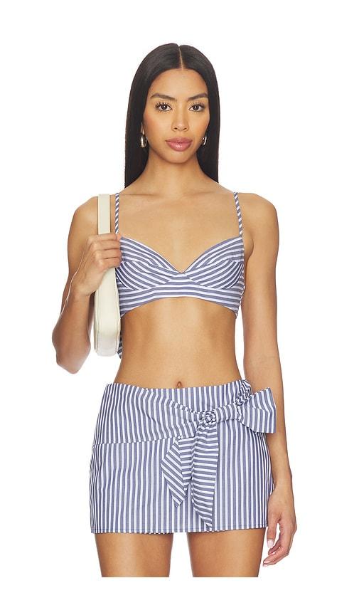 Lovers and Friends Grace Top in Blue by LOVERS&FRIENDS